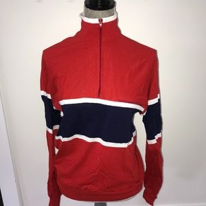 original L.L. Bean half zip pull over